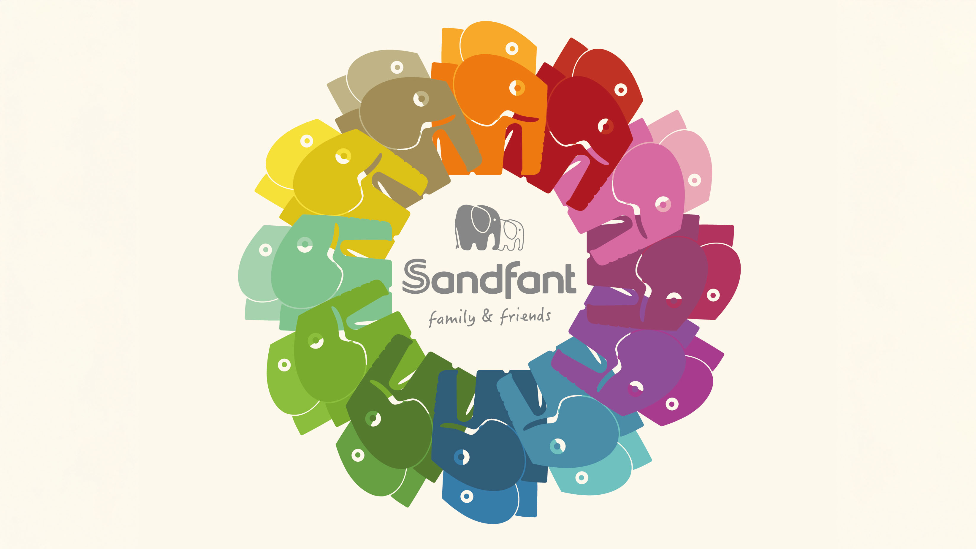 Sandfant Farbkreis